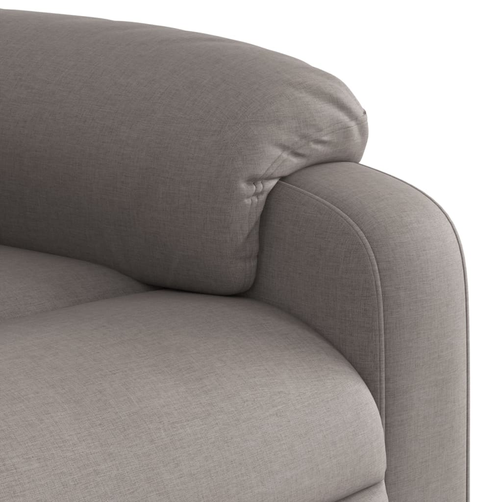 Fauteuil verstelbaar stof taupe is nu te koop bij PeponiXL, paradijselijk wonen!