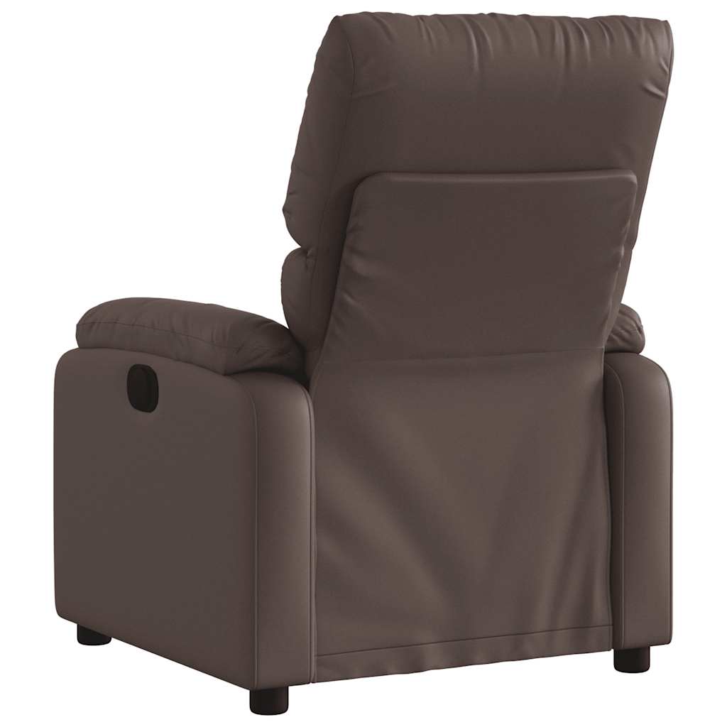 Massagestoel verstelbaar kunstleer bruin is nu te koop bij PeponiXL, paradijselijk wonen!
