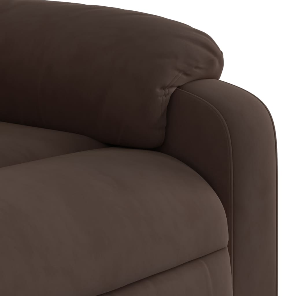 Massagestoel microvezelstof bruin is nu te koop bij PeponiXL, paradijselijk wonen!