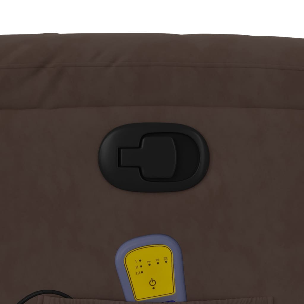 Massagestoel microvezelstof bruin is nu te koop bij PeponiXL, paradijselijk wonen!