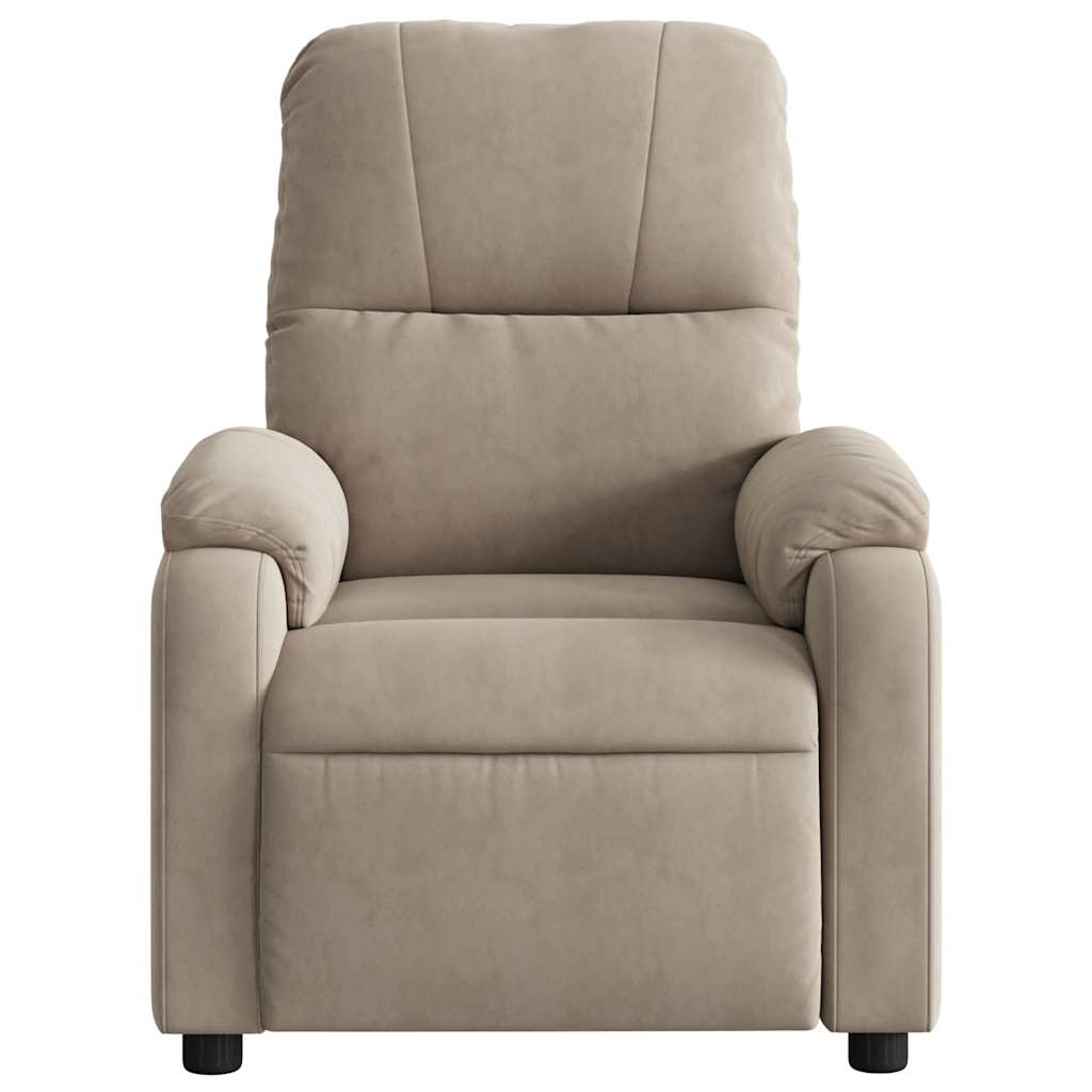 Massagestoel microvezelstof taupe is nu te koop bij PeponiXL, paradijselijk wonen!