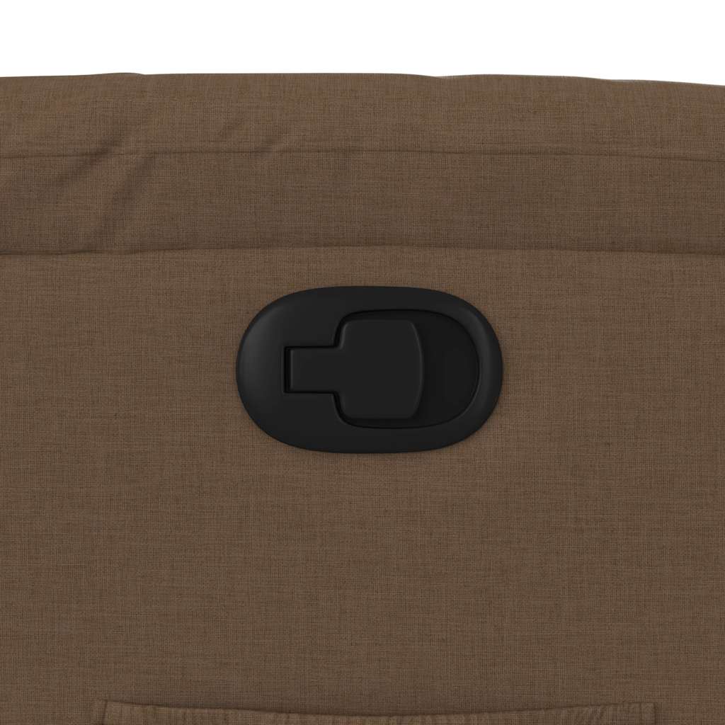 Fauteuil verstelbaar stof bruin is nu te koop bij PeponiXL, paradijselijk wonen!