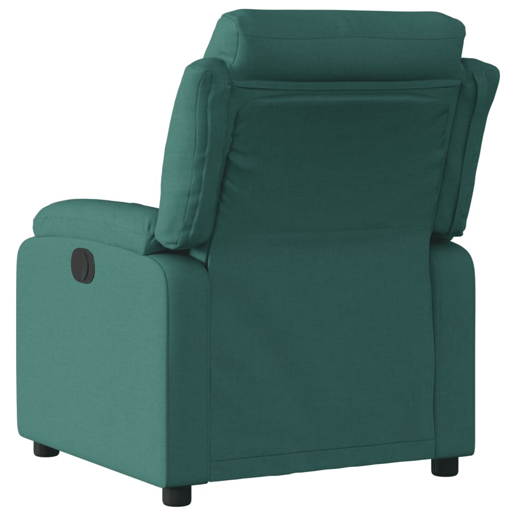 Fauteuil verstelbaar stof donkergroen is nu te koop bij PeponiXL, paradijselijk wonen!