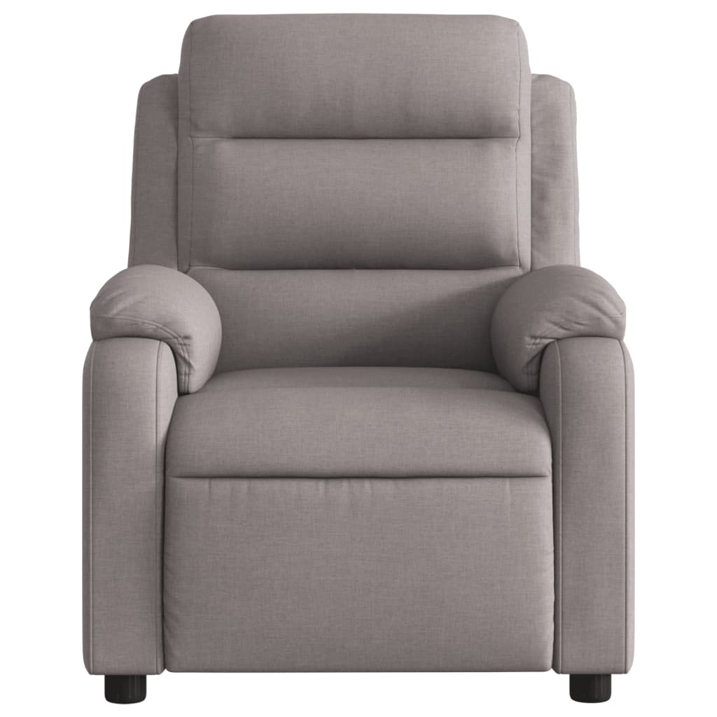 Fauteuil verstelbaar stof taupe is nu te koop bij PeponiXL, paradijselijk wonen!