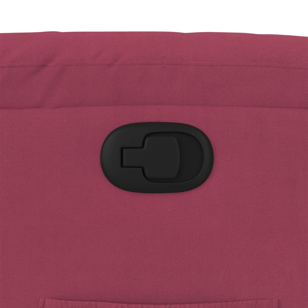 Fauteuil verstelbaar fluweel wijnrood is nu te koop bij PeponiXL, paradijselijk wonen!