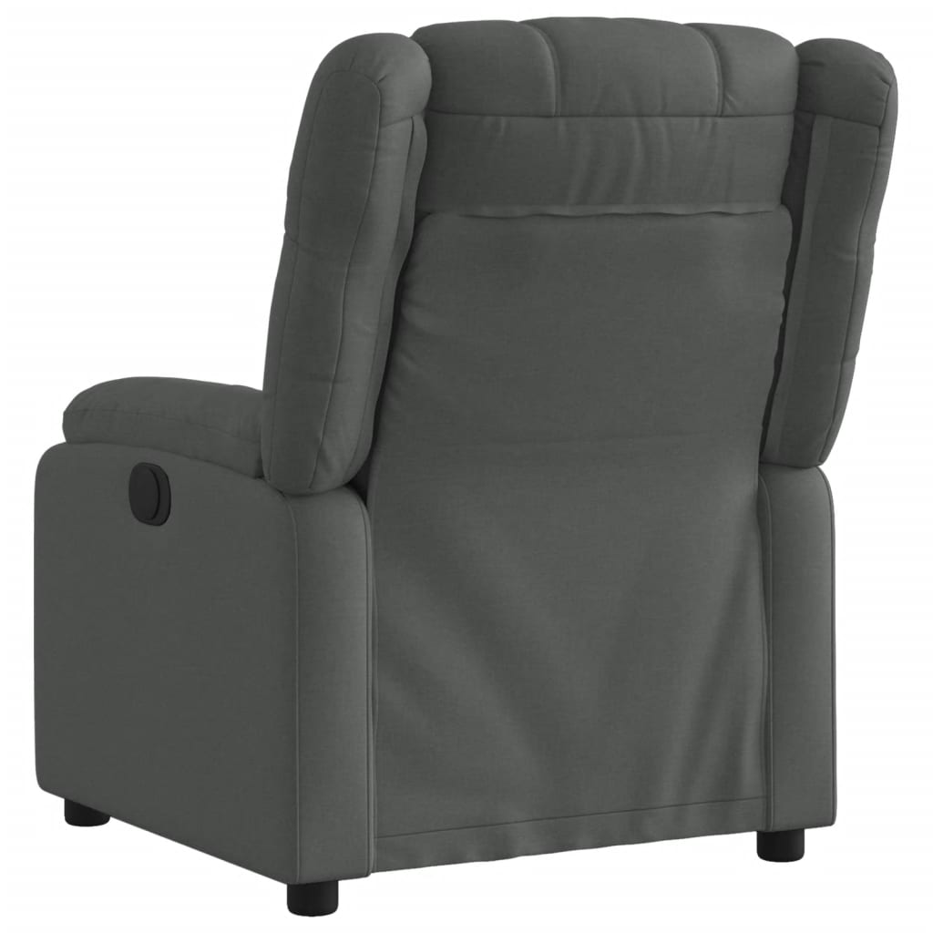 Fauteuil verstelbaar stof donkergrijs is nu te koop bij PeponiXL, paradijselijk wonen!