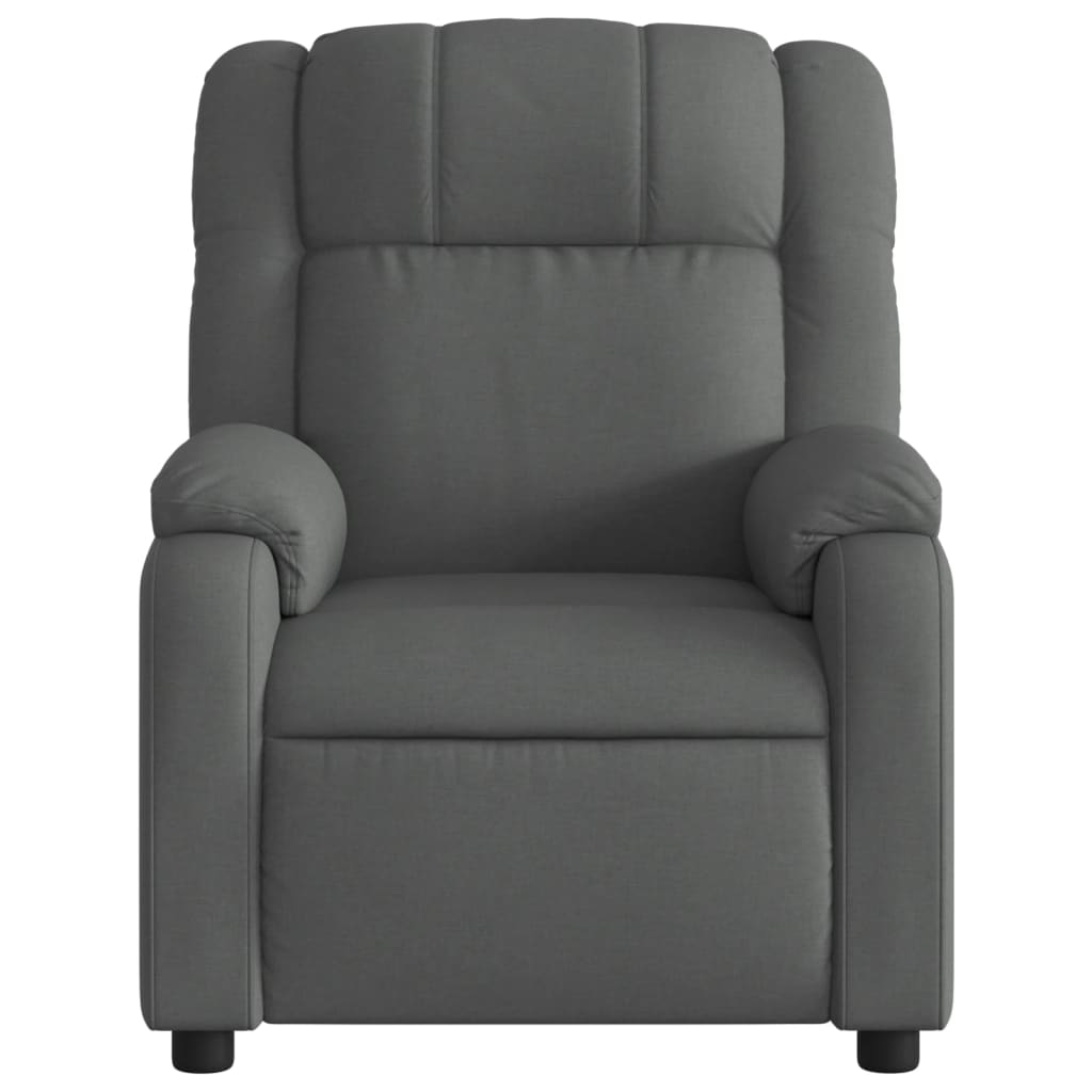 Fauteuil verstelbaar stof donkergrijs is nu te koop bij PeponiXL, paradijselijk wonen!