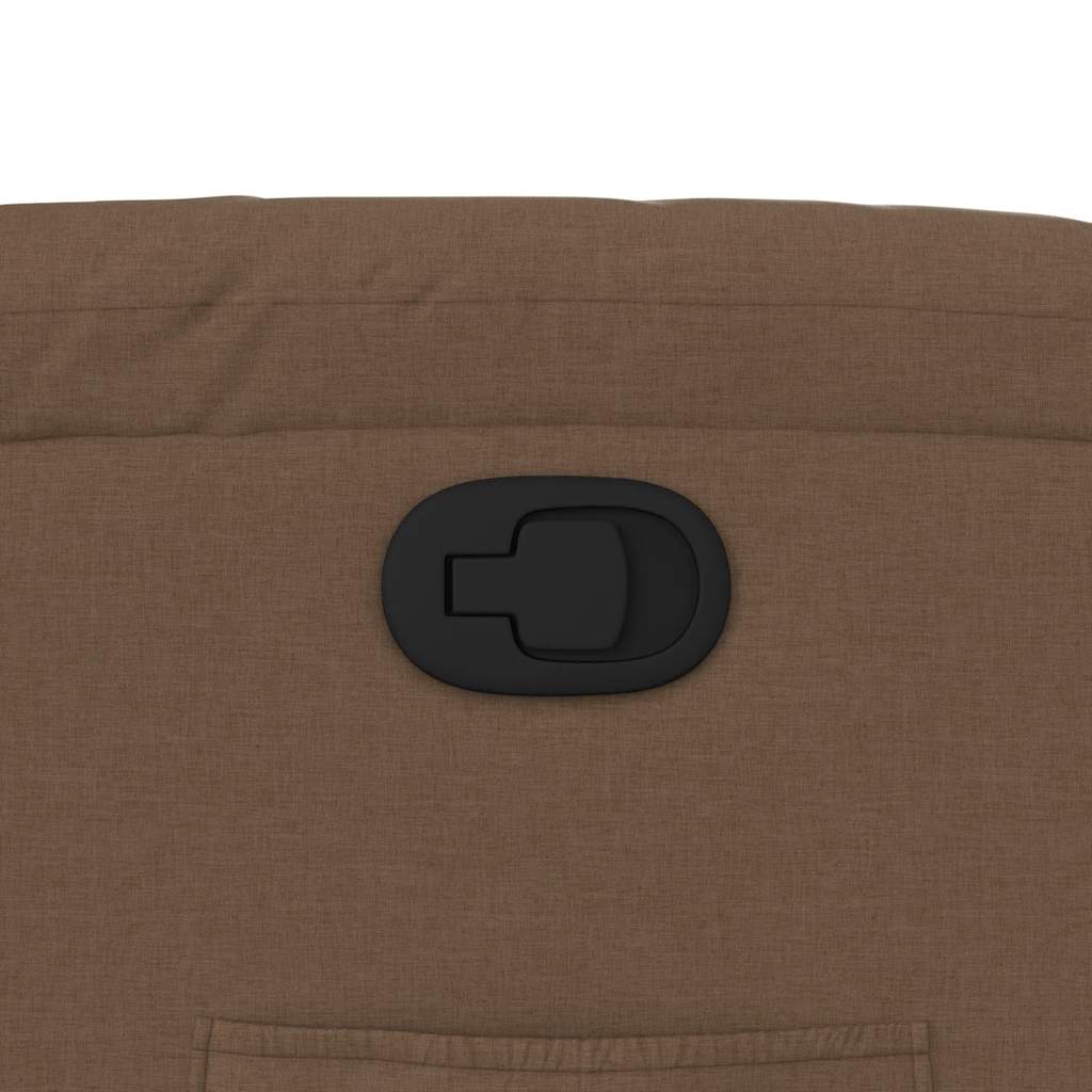 Fauteuil verstelbaar stof bruin is nu te koop bij PeponiXL, paradijselijk wonen!