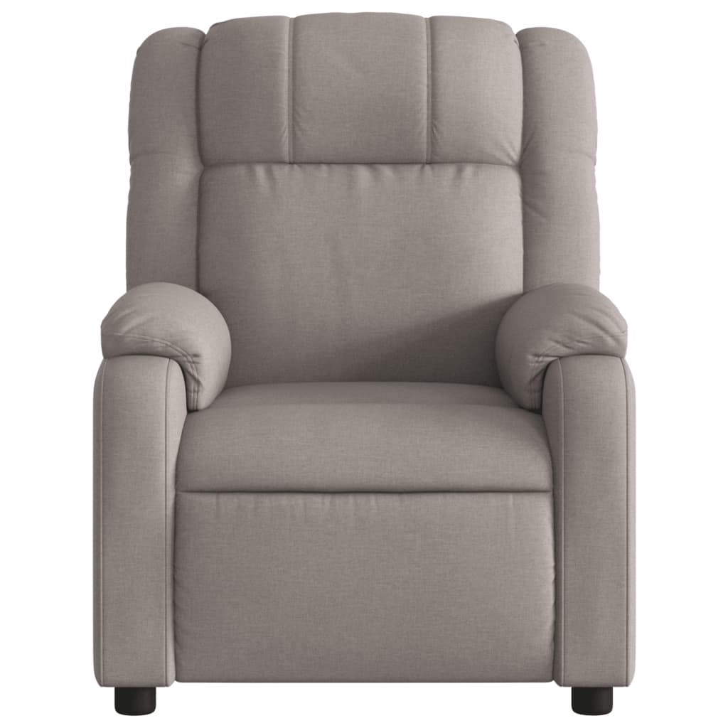 Fauteuil verstelbaar stof taupe is nu te koop bij PeponiXL, paradijselijk wonen!