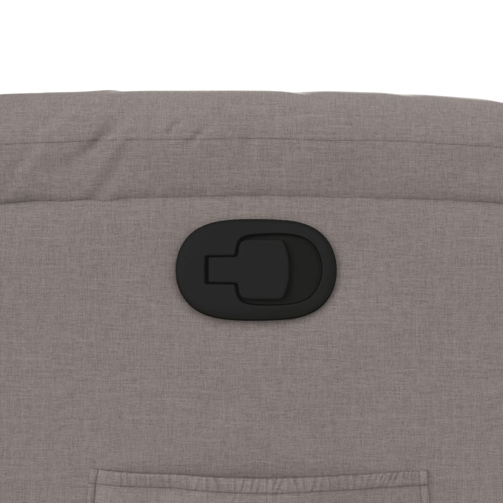 Fauteuil verstelbaar stof taupe is nu te koop bij PeponiXL, paradijselijk wonen!