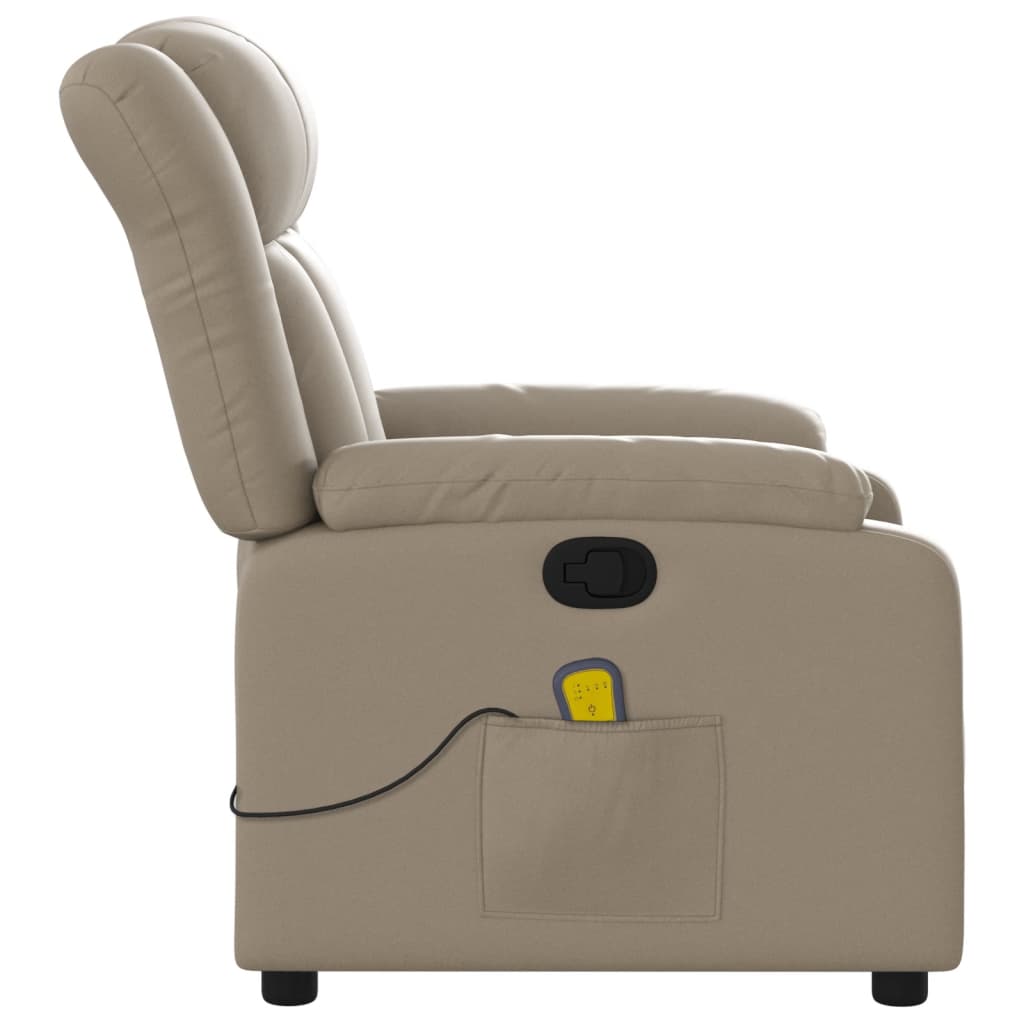 Massagestoel verstelbaar kunstleer cappuccinokleurig is nu te koop bij PeponiXL, paradijselijk wonen!