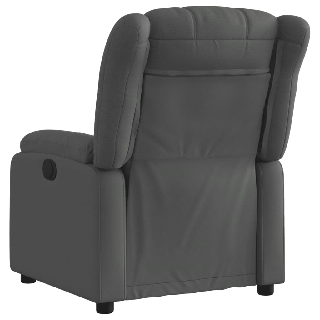 Fauteuil verstelbaar stof donkergrijs is nu te koop bij PeponiXL, paradijselijk wonen!