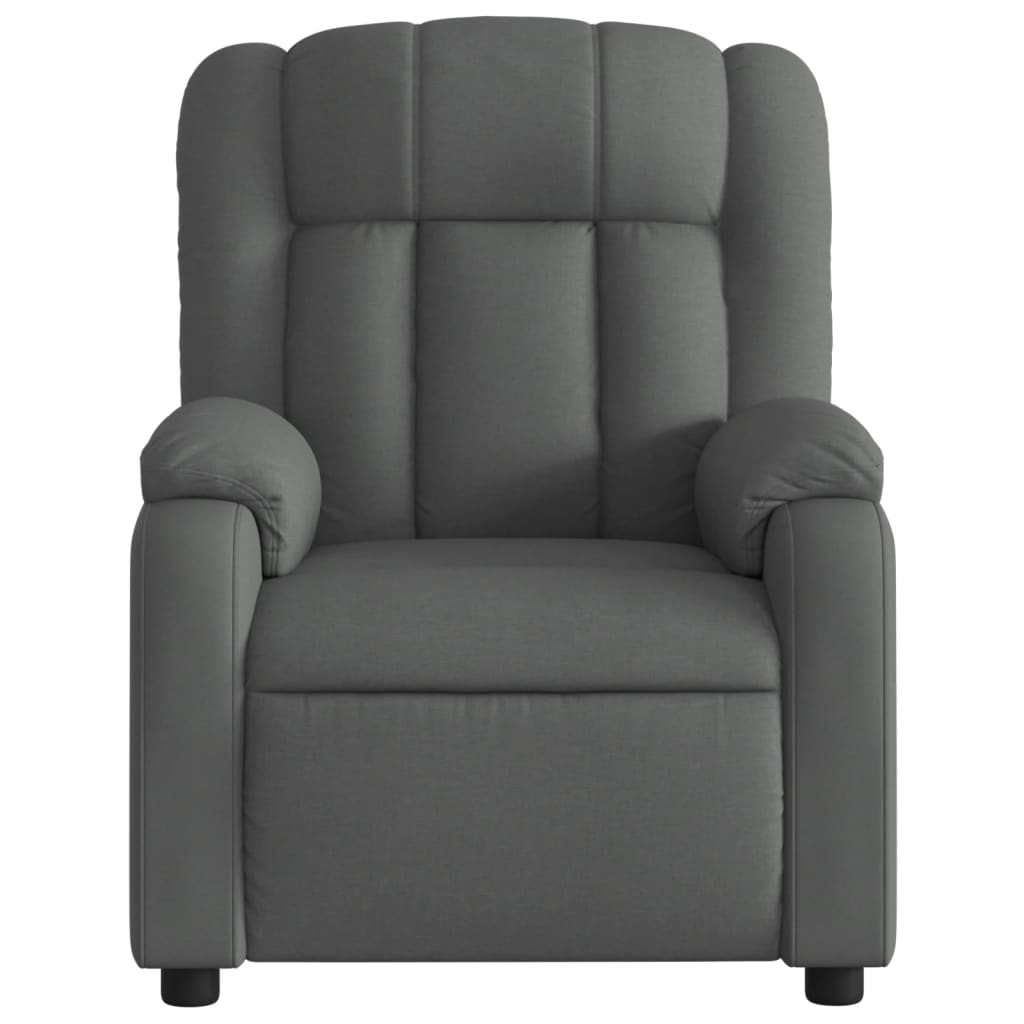 Fauteuil verstelbaar stof donkergrijs is nu te koop bij PeponiXL, paradijselijk wonen!