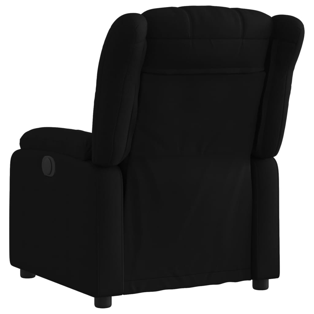 Fauteuil verstelbaar stof zwart is nu te koop bij PeponiXL, paradijselijk wonen!