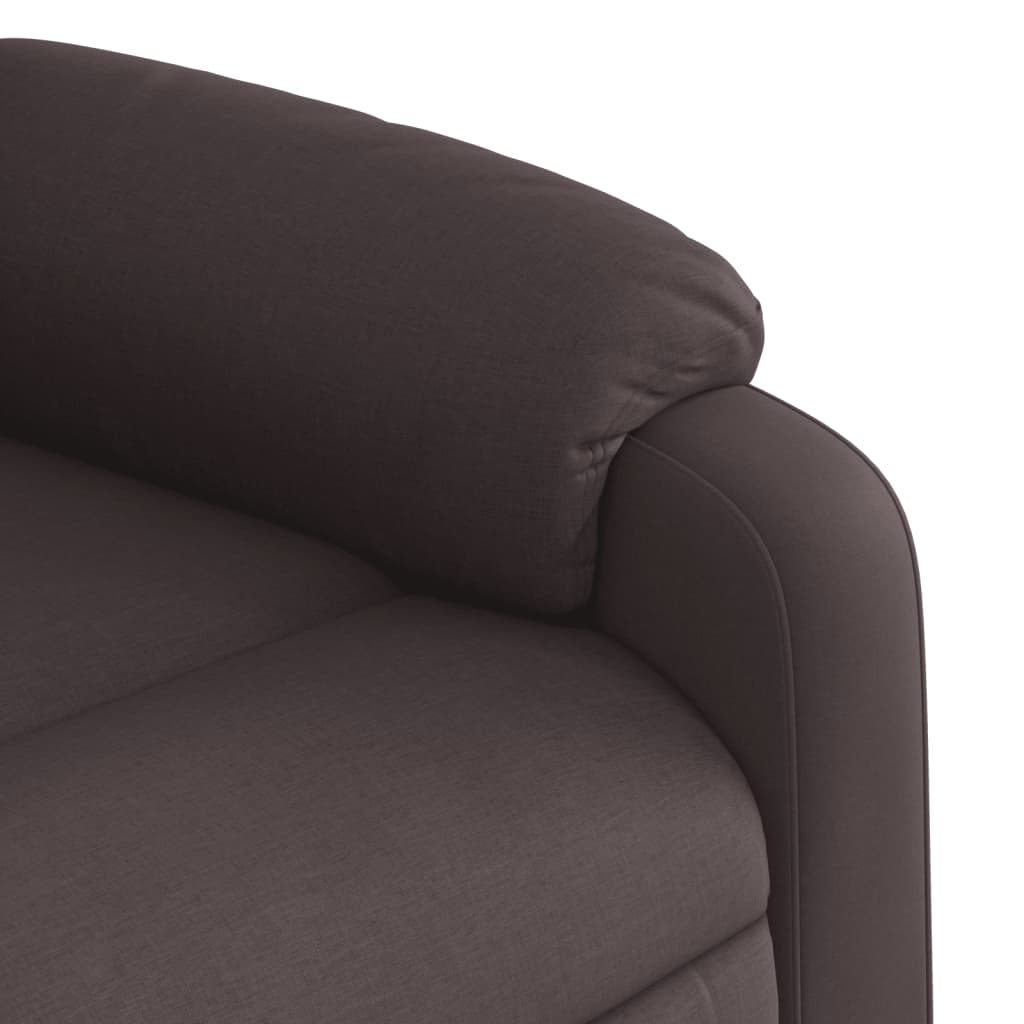 Fauteuil verstelbaar stof donkerbruin is nu te koop bij PeponiXL, paradijselijk wonen!