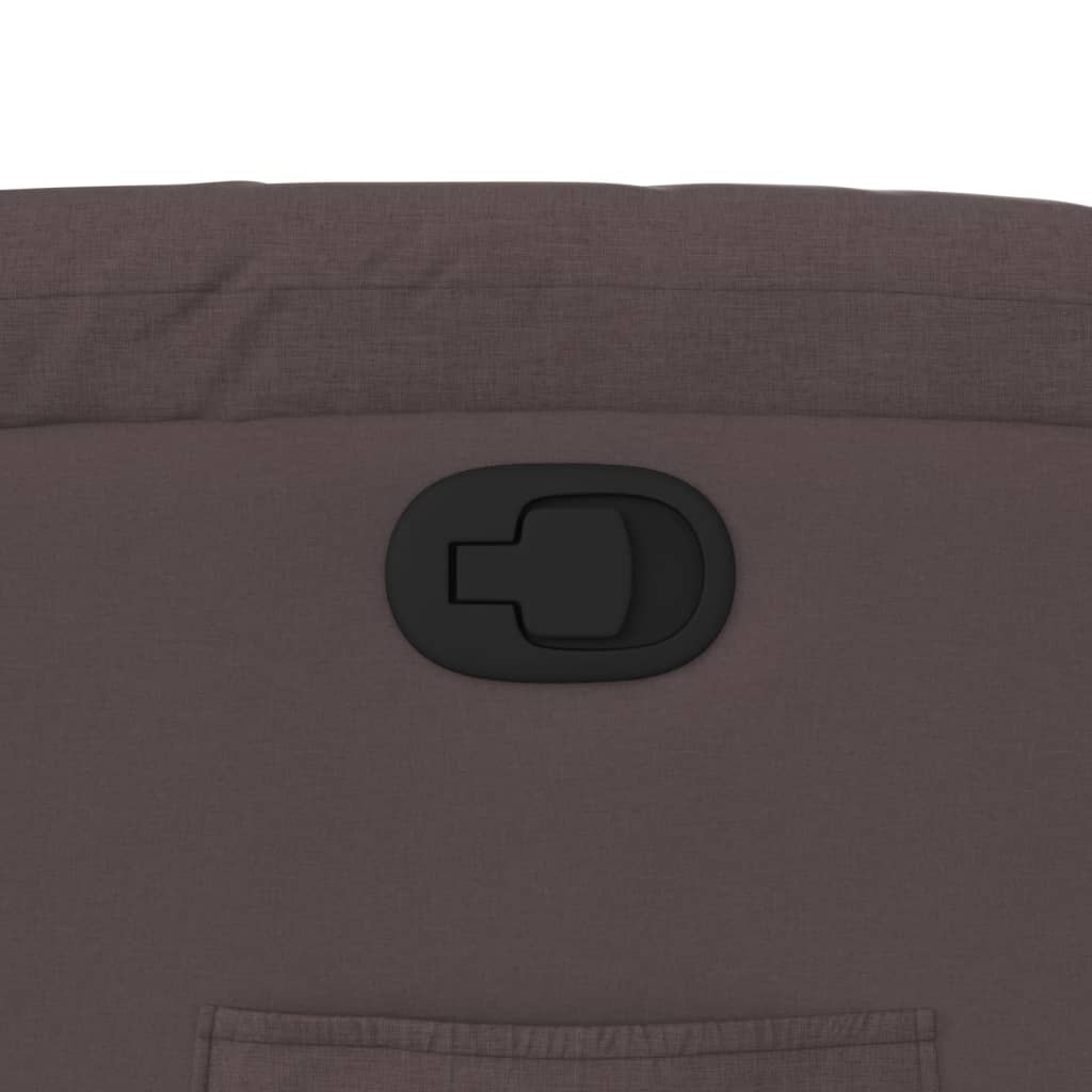 Fauteuil verstelbaar stof donkerbruin is nu te koop bij PeponiXL, paradijselijk wonen!