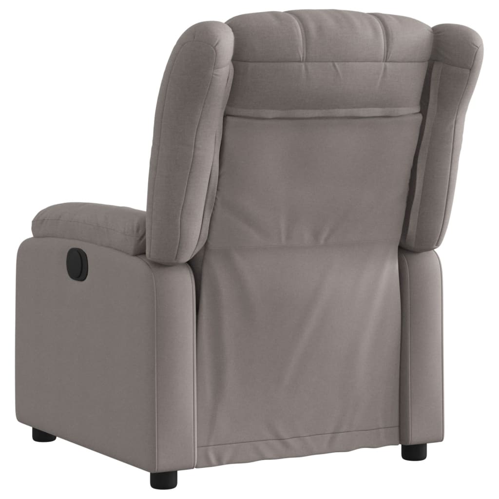 Fauteuil verstelbaar stof taupe is nu te koop bij PeponiXL, paradijselijk wonen!
