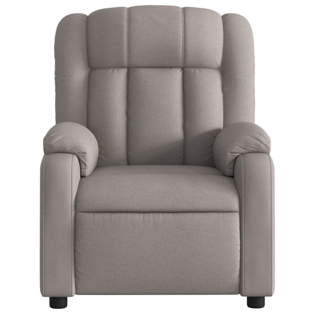 Fauteuil verstelbaar stof taupe is nu te koop bij PeponiXL, paradijselijk wonen!