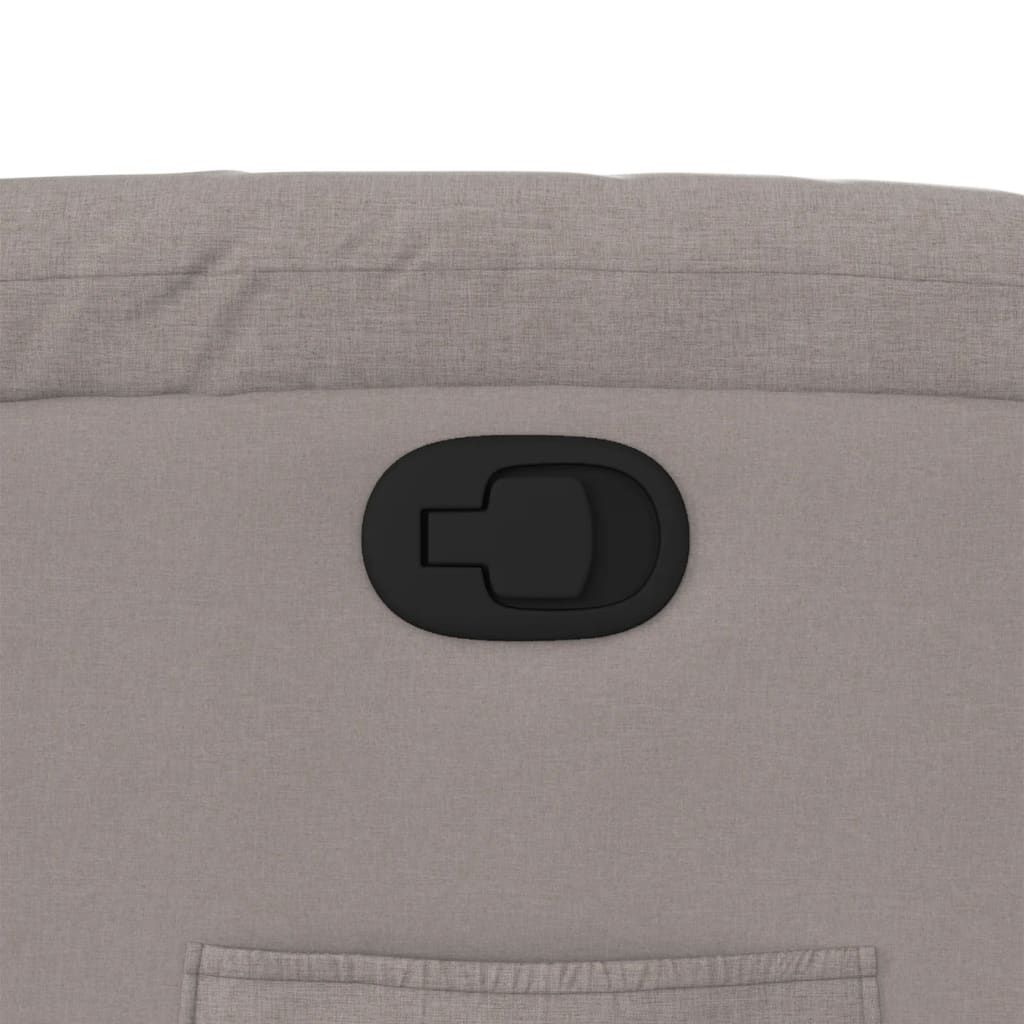Fauteuil verstelbaar stof taupe is nu te koop bij PeponiXL, paradijselijk wonen!