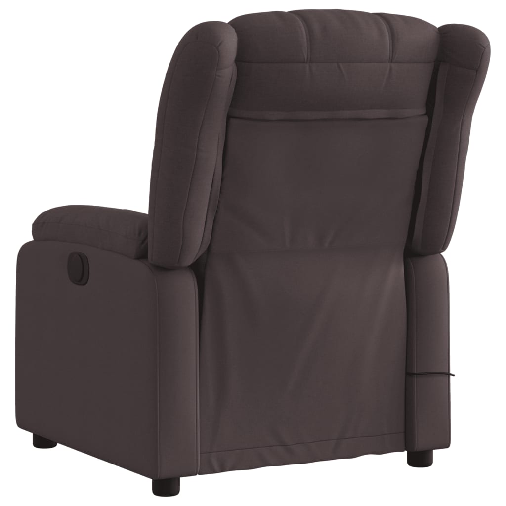 Massagestoel verstelbaar stof donkerbruin is nu te koop bij PeponiXL, paradijselijk wonen!