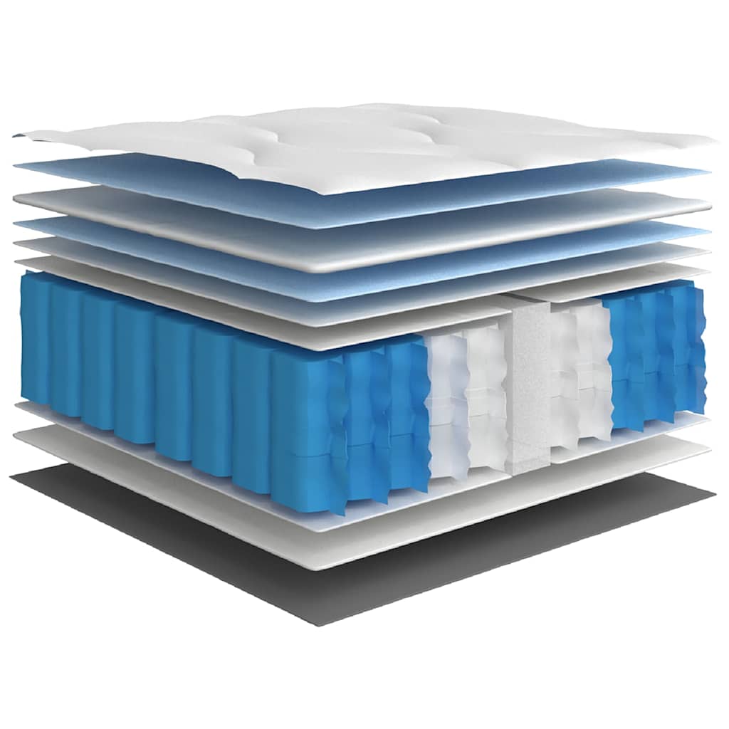 Pocketveringmatras middelhard-hard 160x200 cm Super King Size is nu te koop bij PeponiXL, paradijselijk wonen!