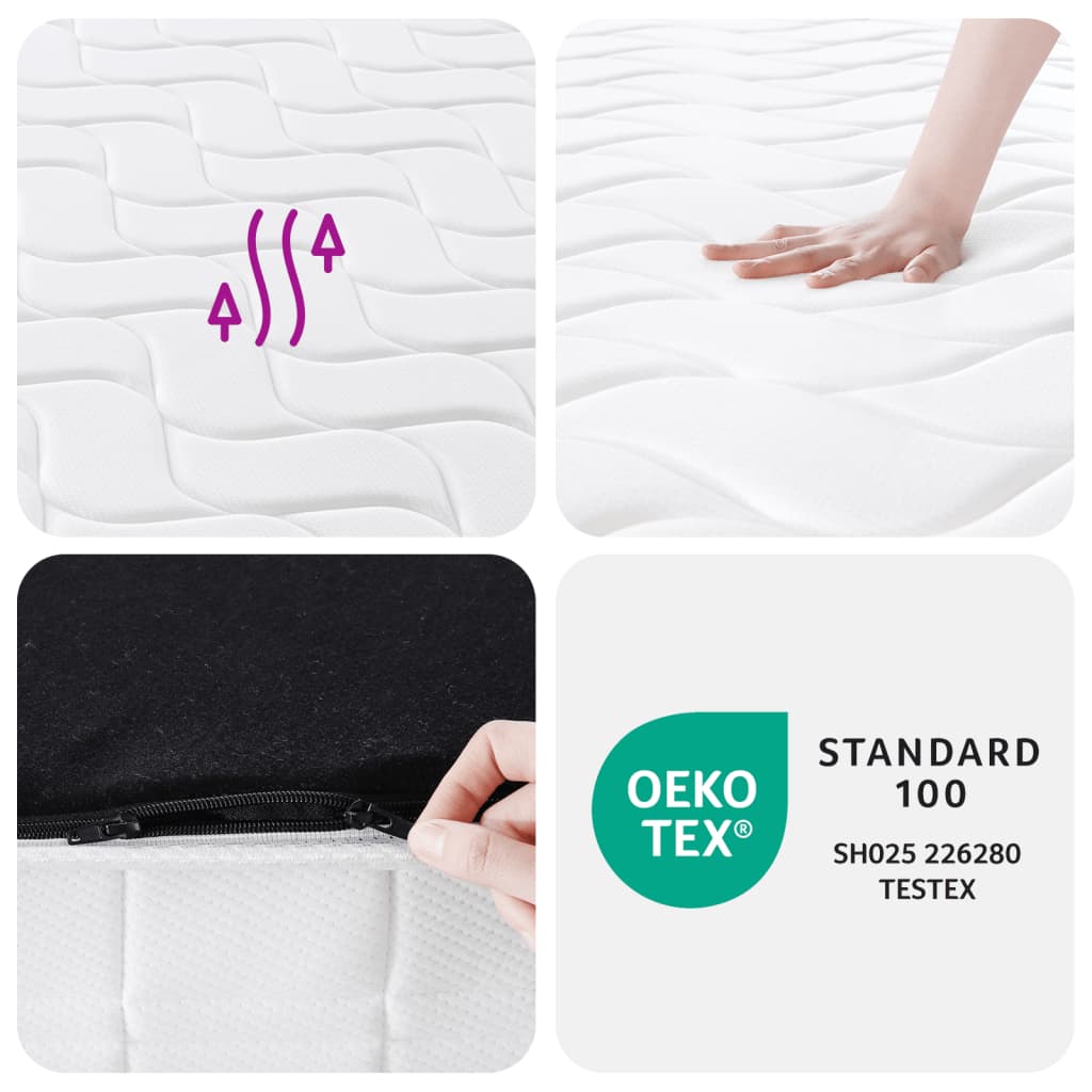 Pocketveringmatras middelhard-hard 140x200 cm is nu te koop bij PeponiXL, paradijselijk wonen!