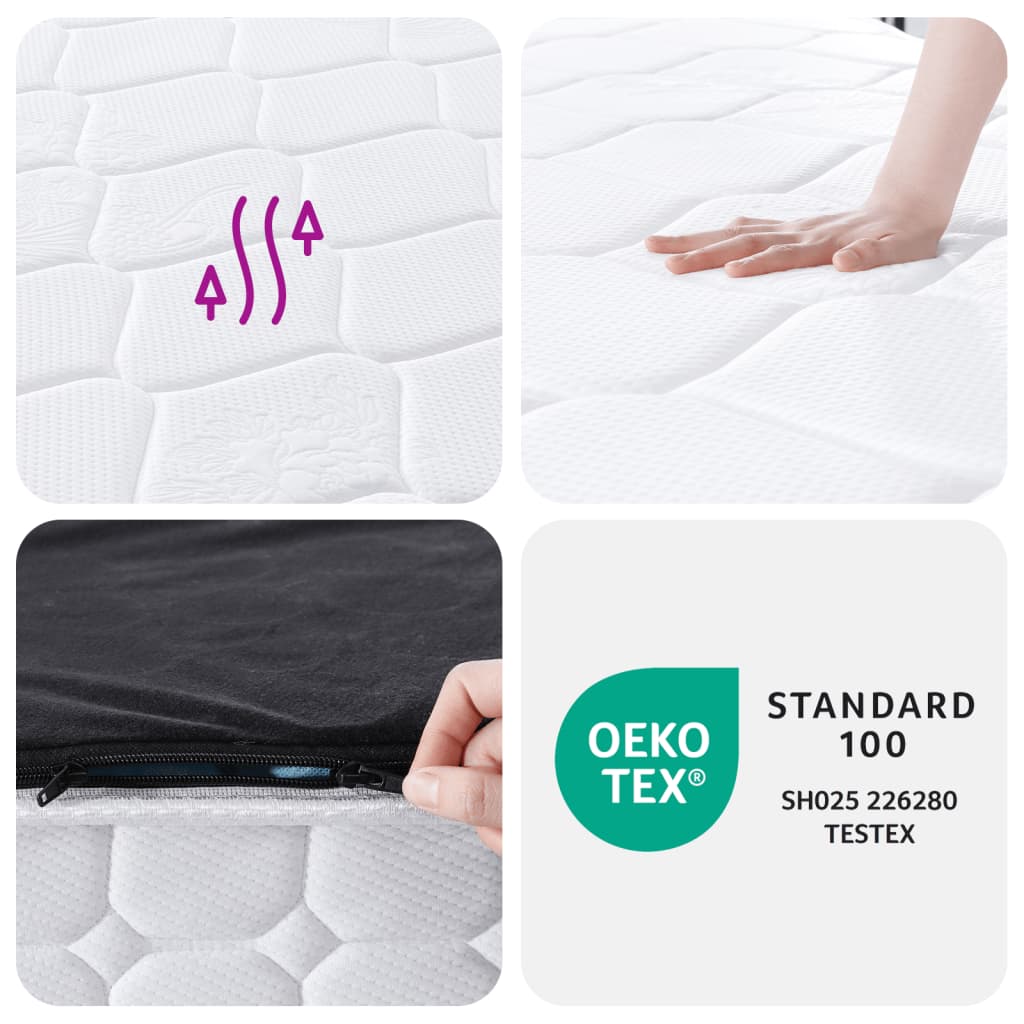 Pocketveringmatras middelhard-hard 140x190 cm is nu te koop bij PeponiXL, paradijselijk wonen!