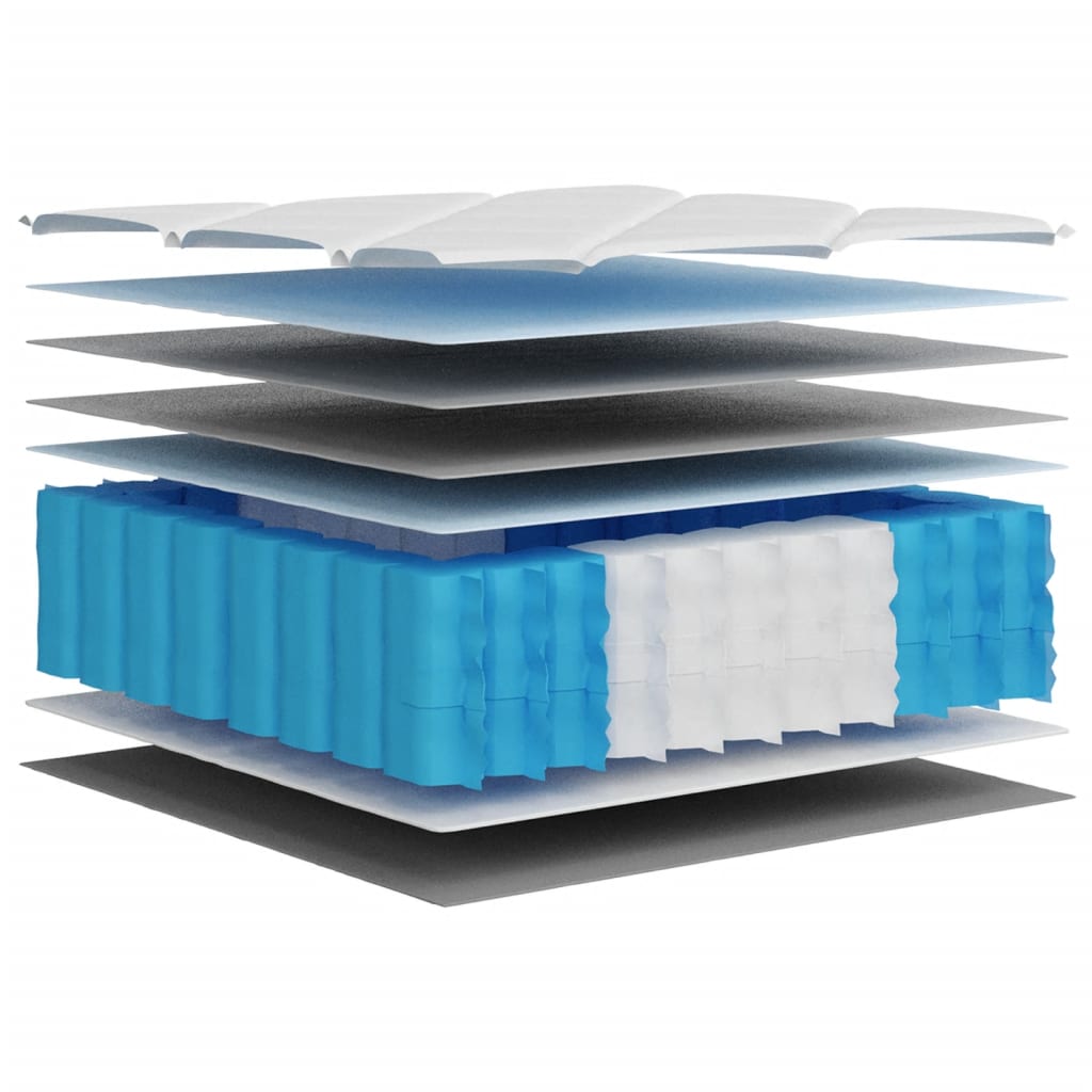 Pocketveringmatras middelhard-hard 70x200 cm is nu te koop bij PeponiXL, paradijselijk wonen!