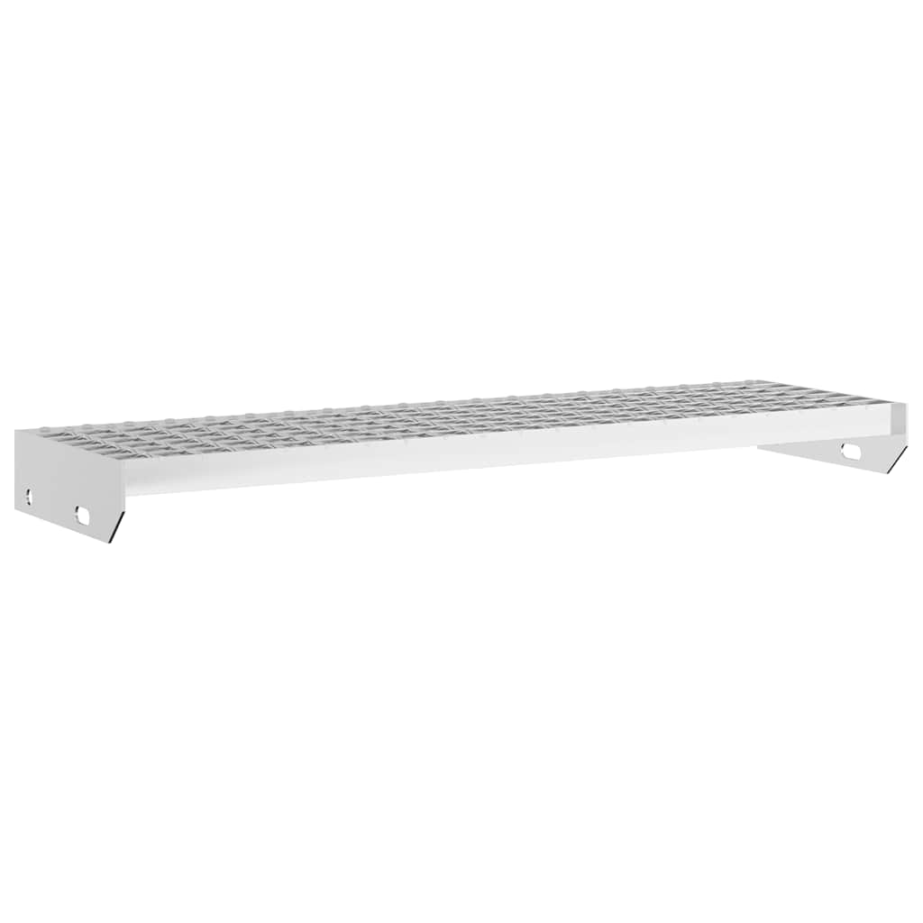 Traptrede rooster 80x24x7 cm gegalvaniseerd staal is nu te koop bij PeponiXL, paradijselijk wonen!