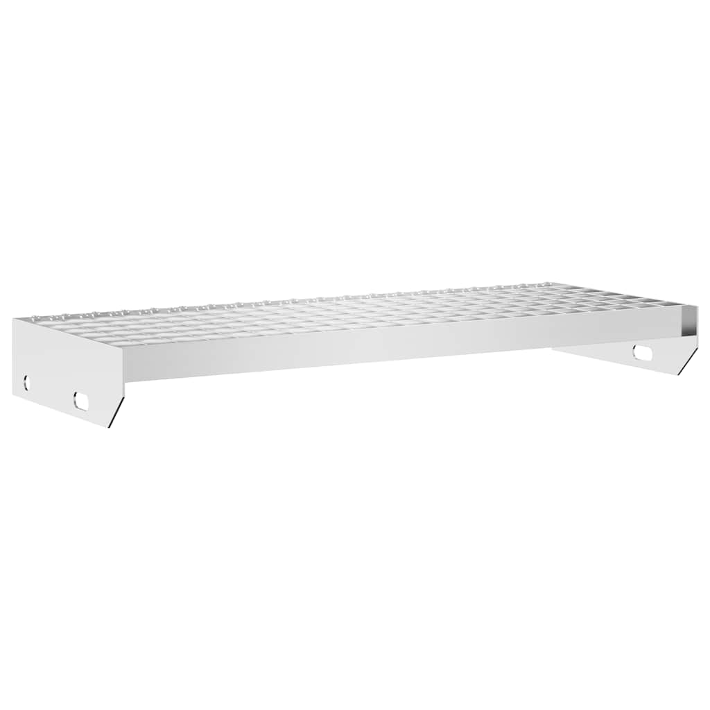 Traptrede rooster 60x24x7 cm gegalvaniseerd staal is nu te koop bij PeponiXL, paradijselijk wonen!
