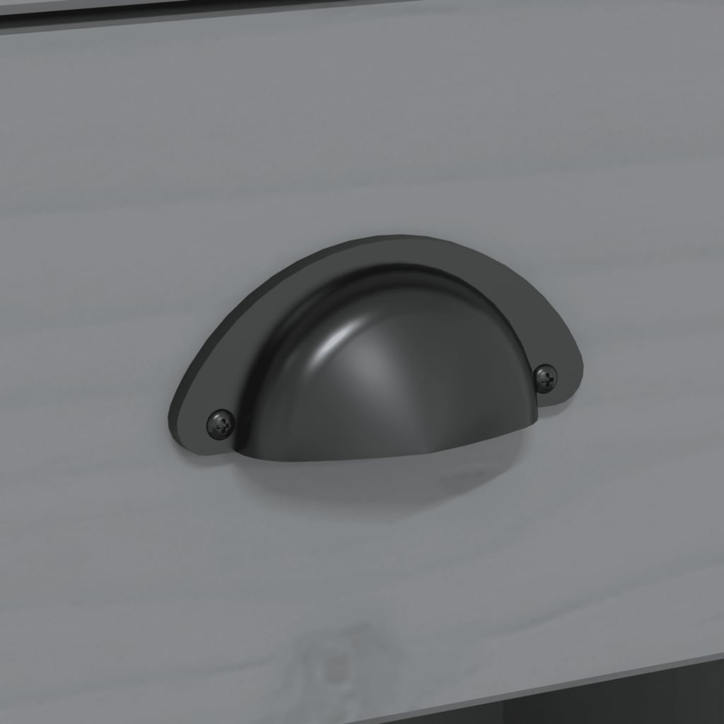 Hoge kast BODO 115,5x43x200,5 cm massief grenenhout grijs is nu te koop bij PeponiXL, paradijselijk wonen!