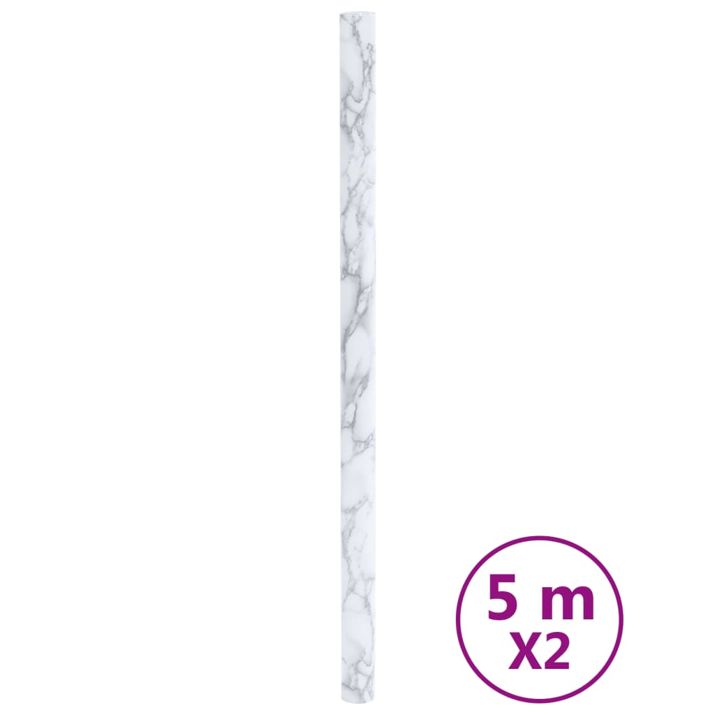 Meubelfolies zelfklevend 90x500 cm PVC marmerwit is nu te koop bij PeponiXL, paradijselijk wonen!