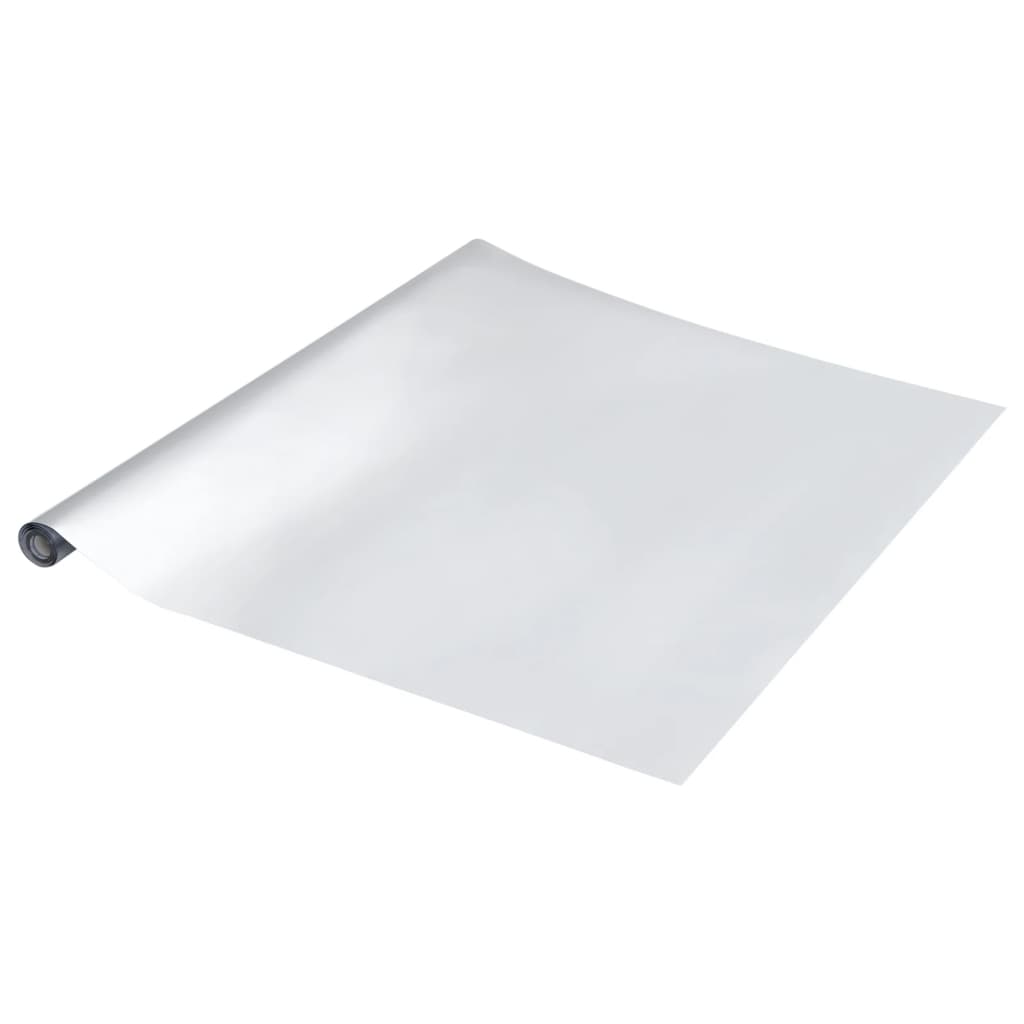 Meubelfolies zelfklevend 90x500 cm PET zilverkleurig is nu te koop bij PeponiXL, paradijselijk wonen!