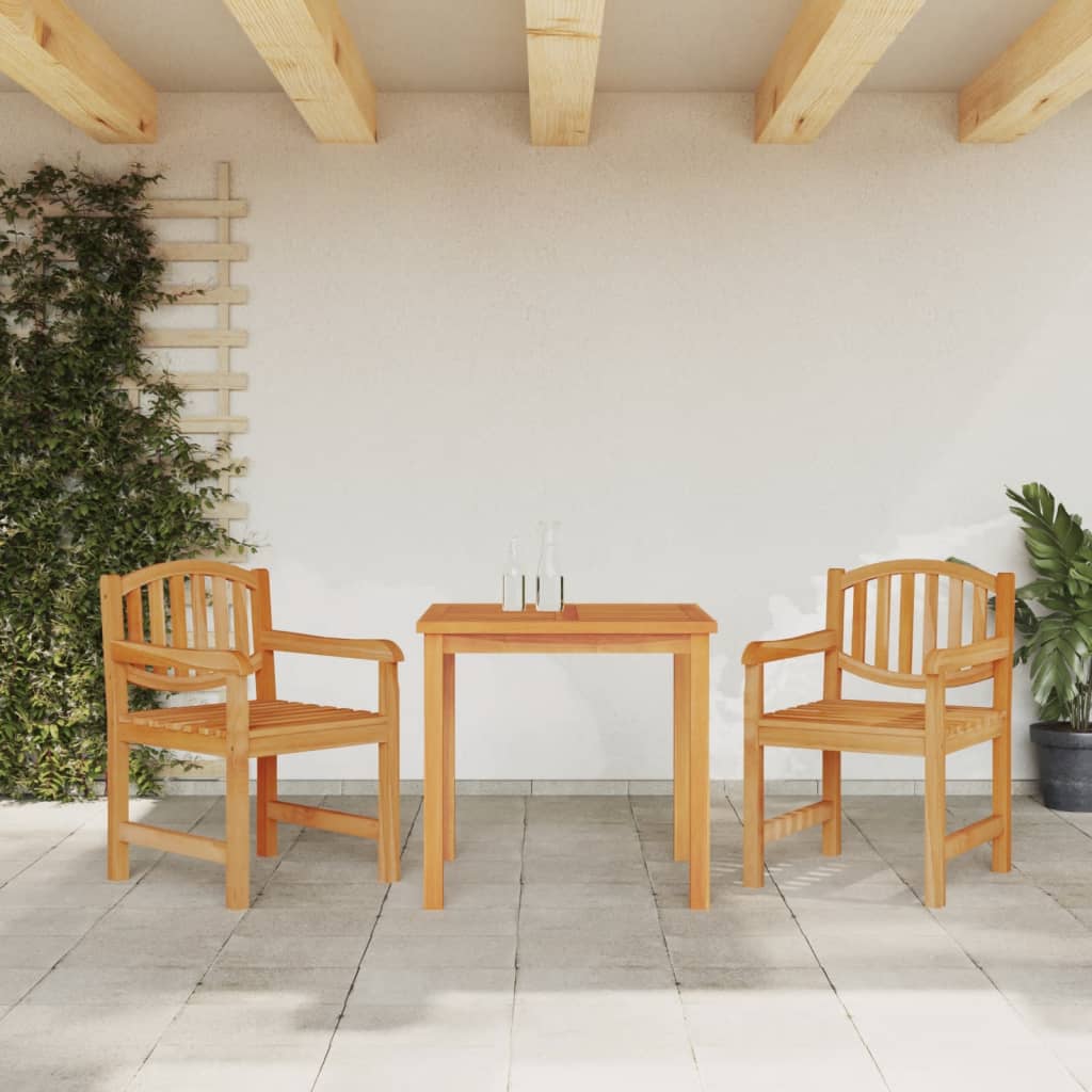 3-delige Tuinset massief teakhout is nu te koop bij PeponiXL, paradijselijk wonen!