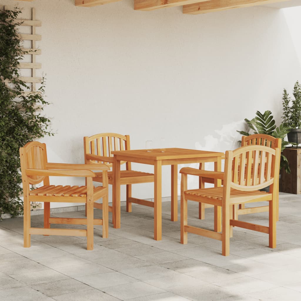 5-delige Tuinset massief teakhout is nu te koop bij PeponiXL, paradijselijk wonen!