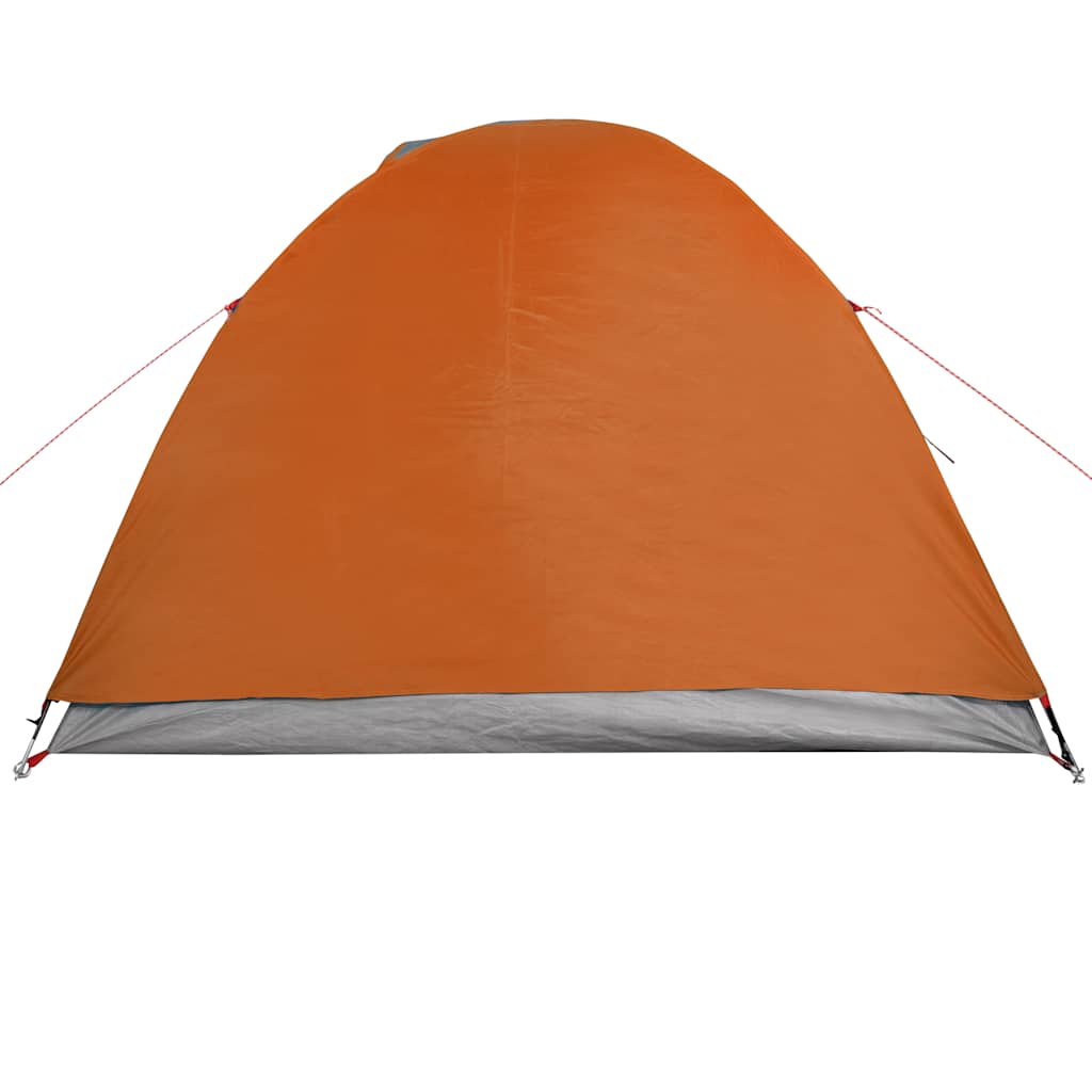 Koepeltent 4-persoons waterdicht grijs en oranje is nu te koop bij PeponiXL, paradijselijk wonen!