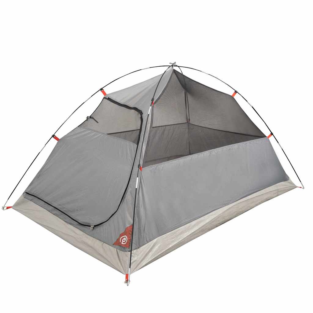Koepeltent 4-persoons waterdicht grijs en oranje is nu te koop bij PeponiXL, paradijselijk wonen!