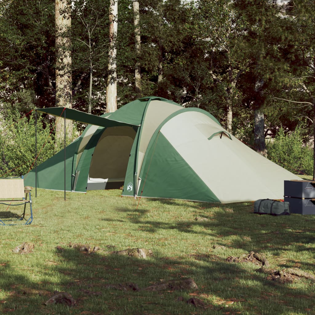 Koepeltent 6-persoons waterdicht groen is nu te koop bij PeponiXL, paradijselijk wonen!