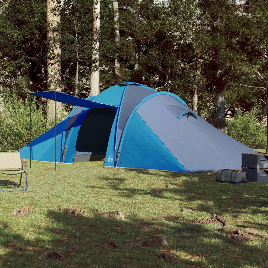 Koepeltent 6-persoons waterdicht blauw is nu te koop bij PeponiXL, paradijselijk wonen!