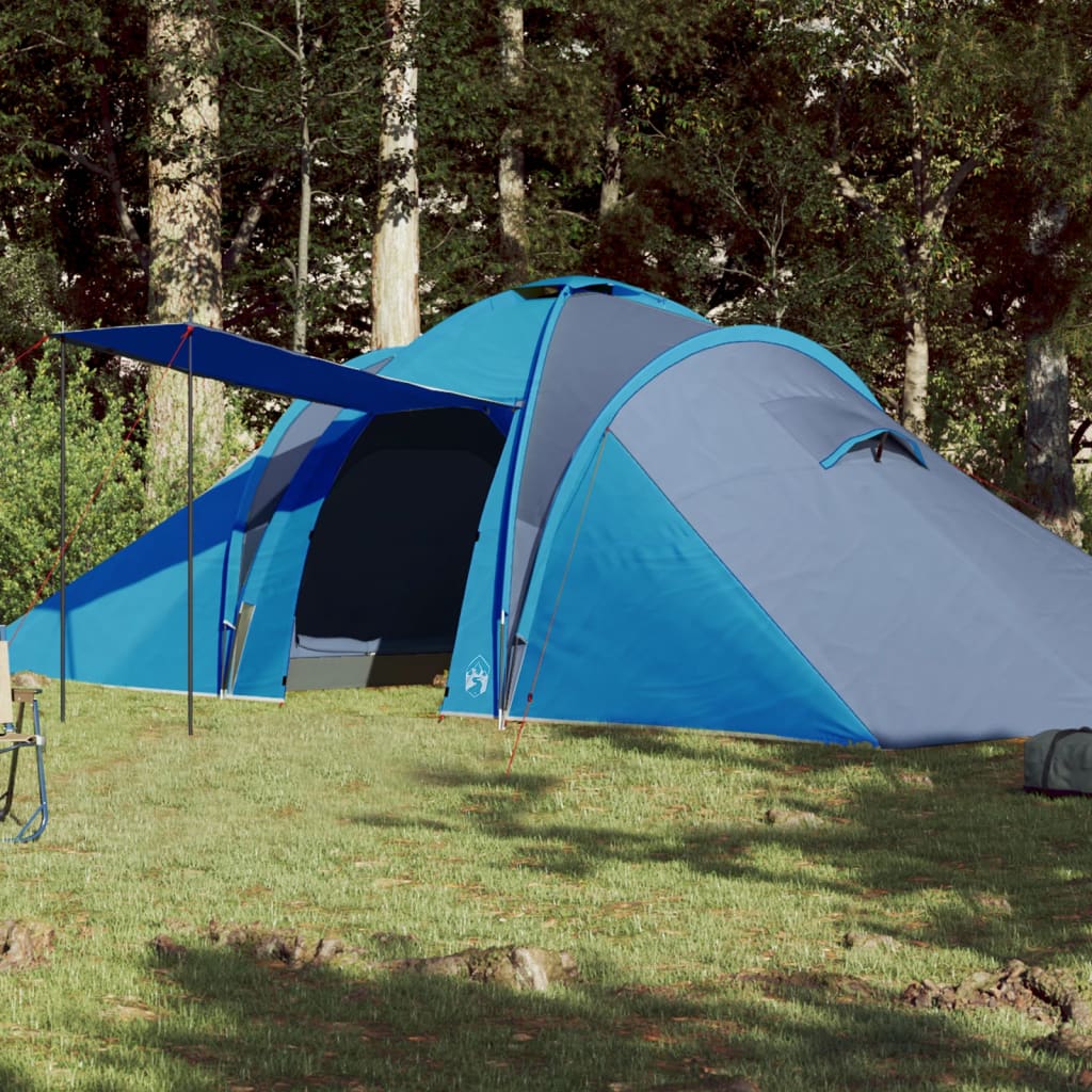 Koepeltent 6-persoons waterdicht blauw is nu te koop bij PeponiXL, paradijselijk wonen!