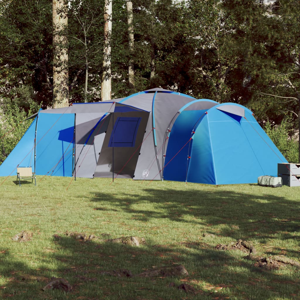 Koepeltent 12-persoons waterdicht blauw is nu te koop bij PeponiXL, paradijselijk wonen!