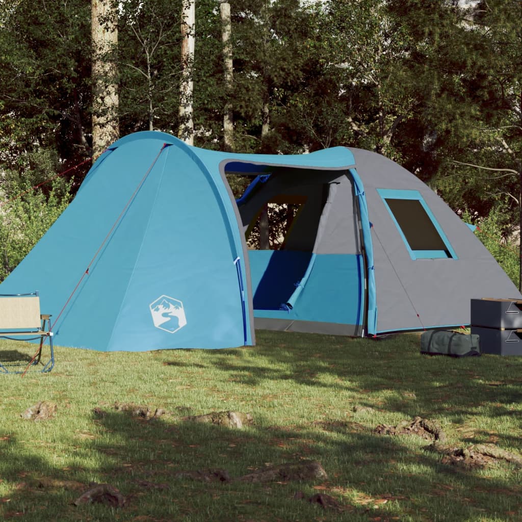 Koepeltent 6-persoons waterdicht blauw is nu te koop bij PeponiXL, paradijselijk wonen!