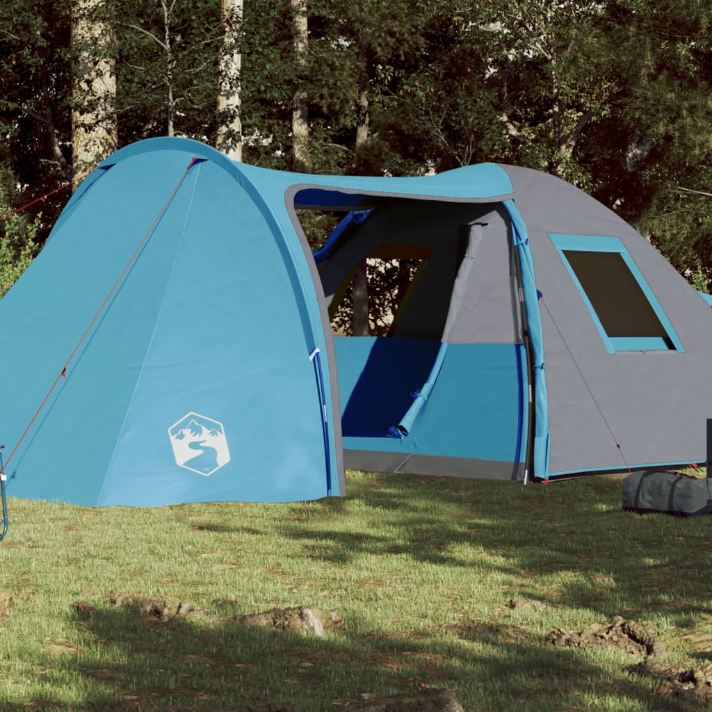 Koepeltent 6-persoons waterdicht blauw is nu te koop bij PeponiXL, paradijselijk wonen!