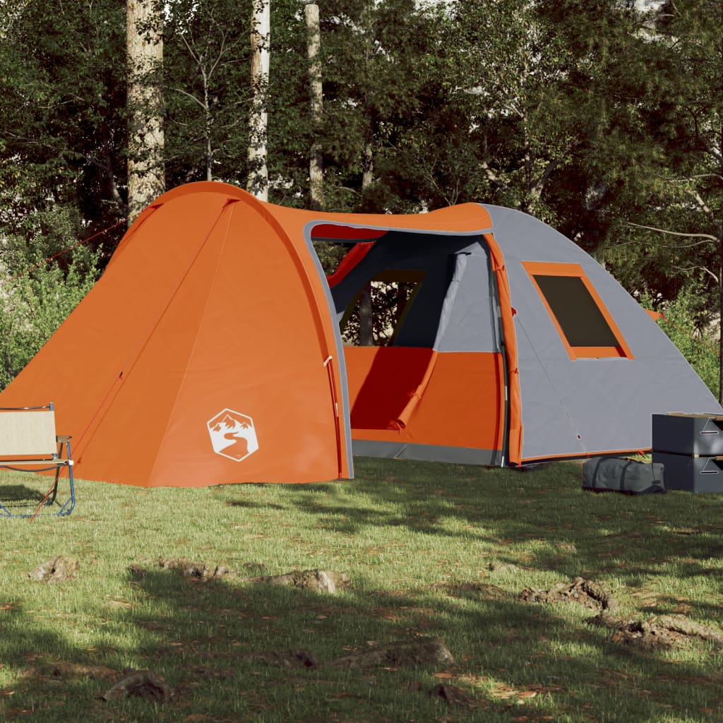 Koepeltent 6-persoons waterdicht oranje is nu te koop bij PeponiXL, paradijselijk wonen!