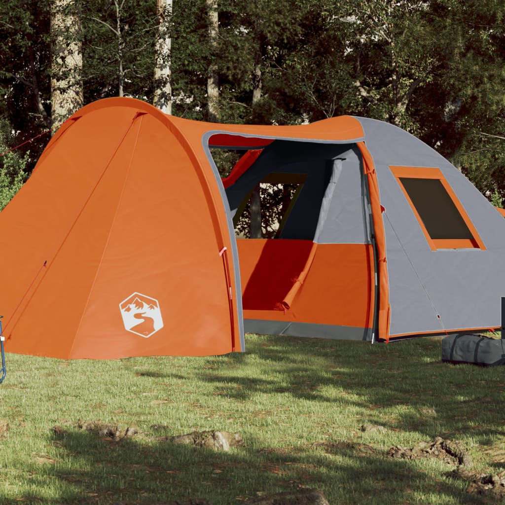 Koepeltent 6-persoons waterdicht oranje is nu te koop bij PeponiXL, paradijselijk wonen!