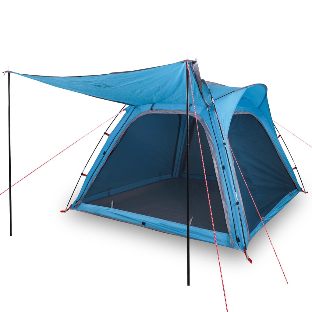 Tent 4-persoons waterdicht snelontgrendeling blauw is nu te koop bij PeponiXL, paradijselijk wonen!