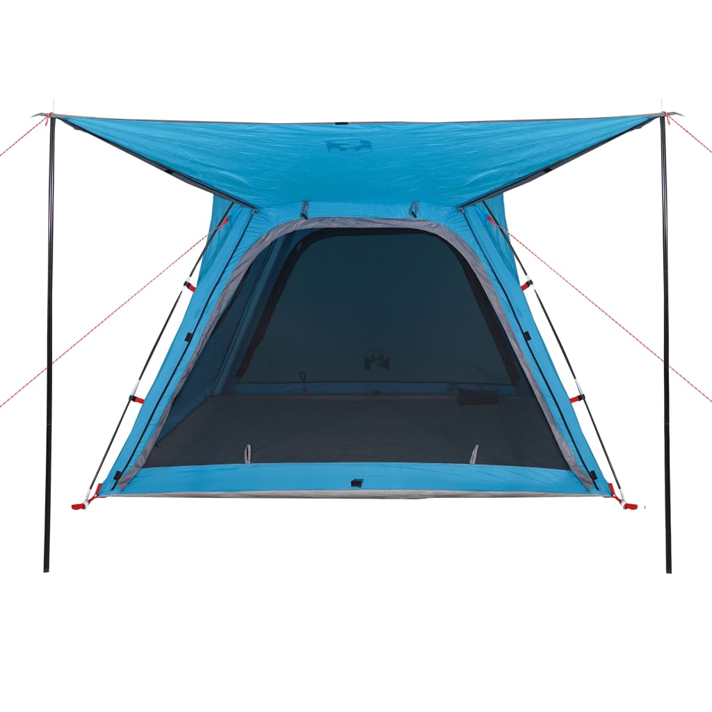 Tent 4-persoons waterdicht snelontgrendeling blauw is nu te koop bij PeponiXL, paradijselijk wonen!