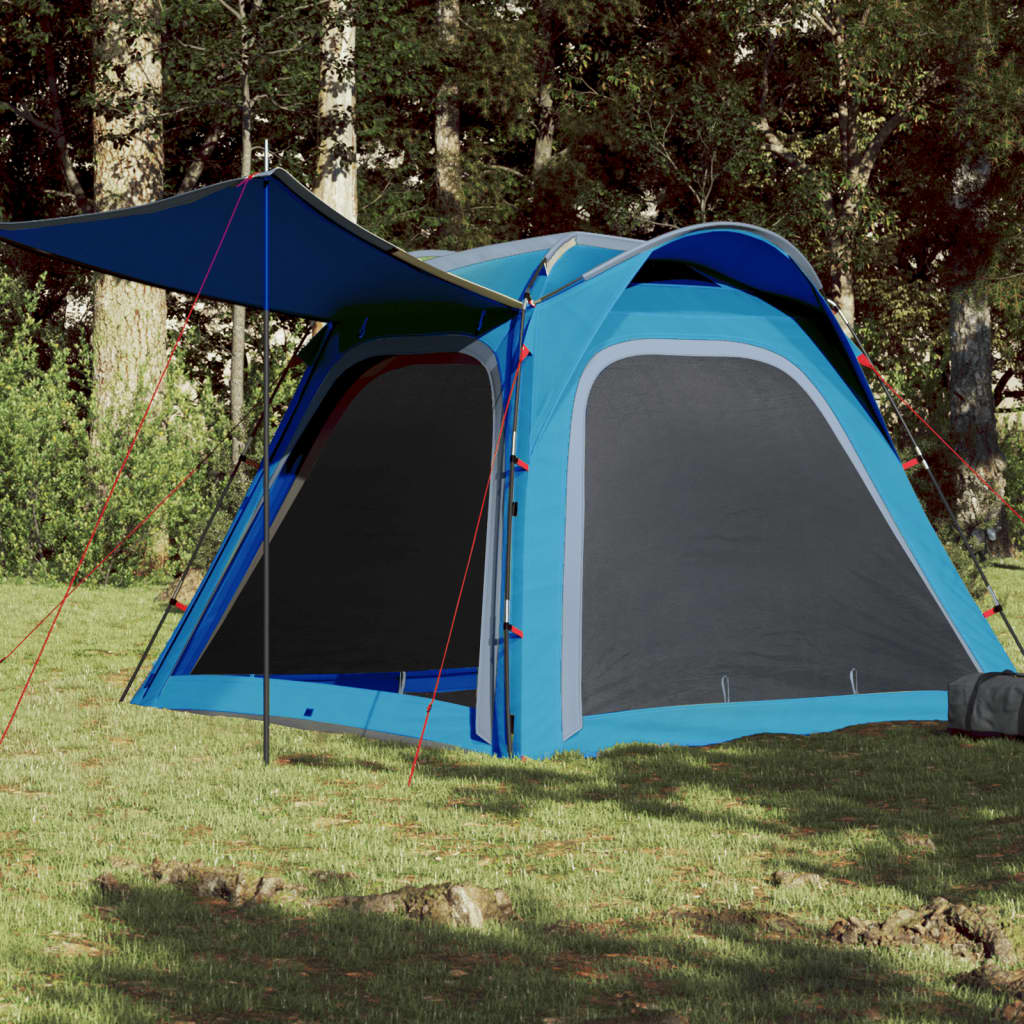 Tent 4-persoons waterdicht snelontgrendeling blauw is nu te koop bij PeponiXL, paradijselijk wonen!