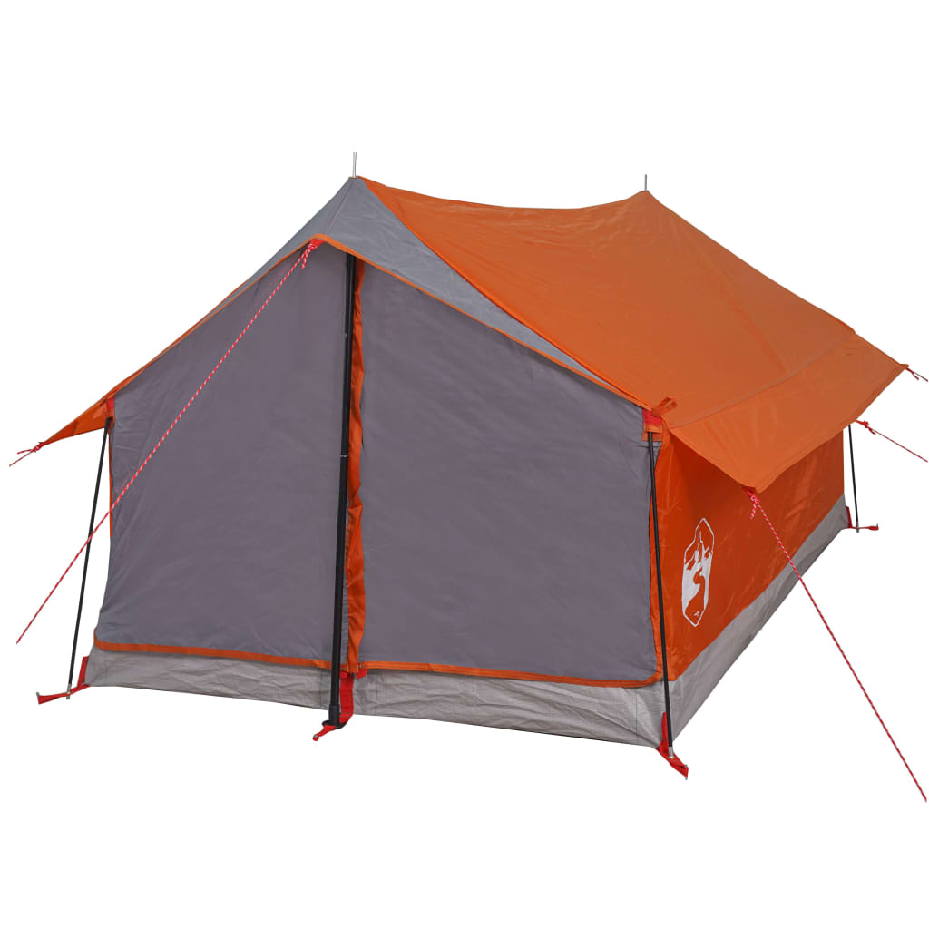 Tent 2-persoons waterdicht grijs en oranje is nu te koop bij PeponiXL, paradijselijk wonen!
