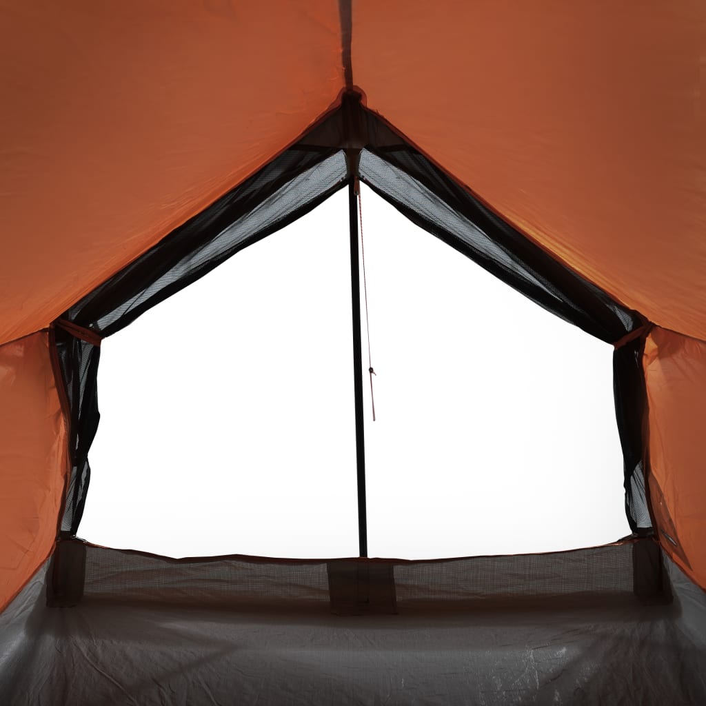 Tent 2-persoons waterdicht grijs en oranje is nu te koop bij PeponiXL, paradijselijk wonen!